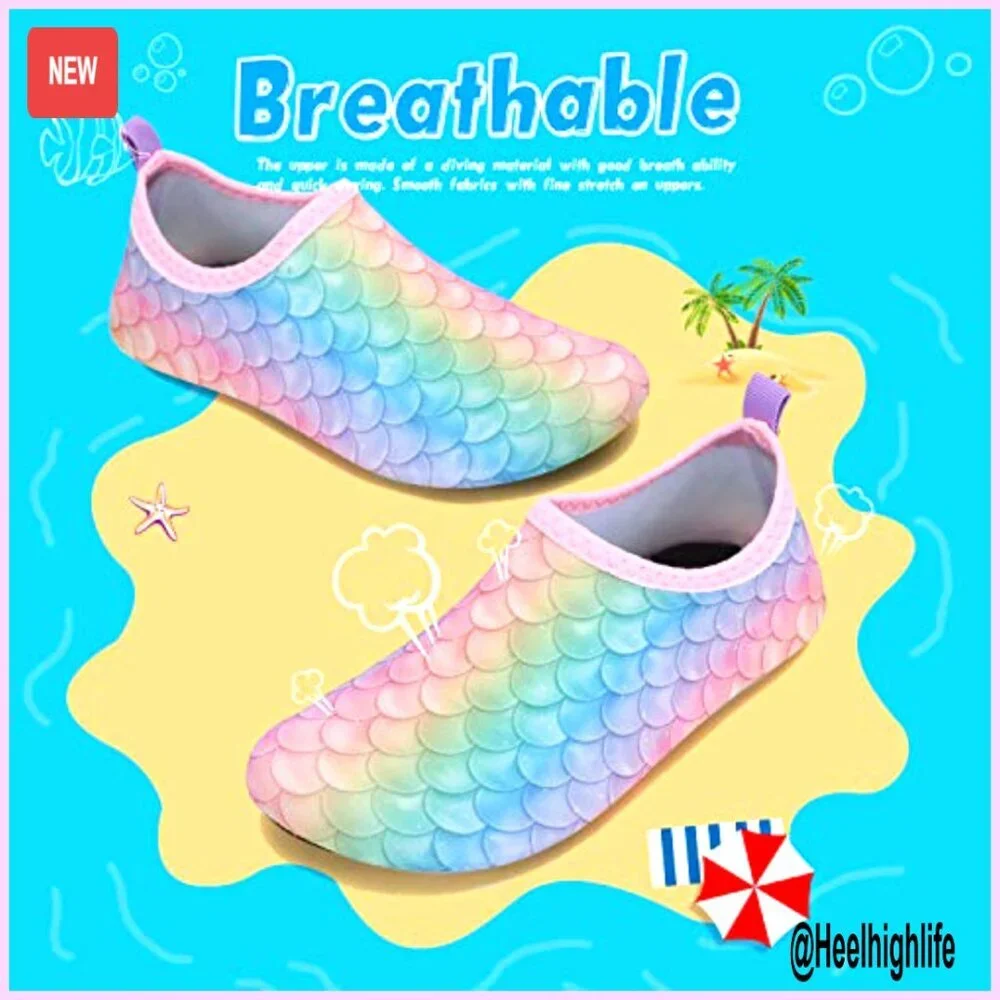 Kids Water Shoes Barefoot Non-Slip Quick Dry Aqua Socks Beach Swim